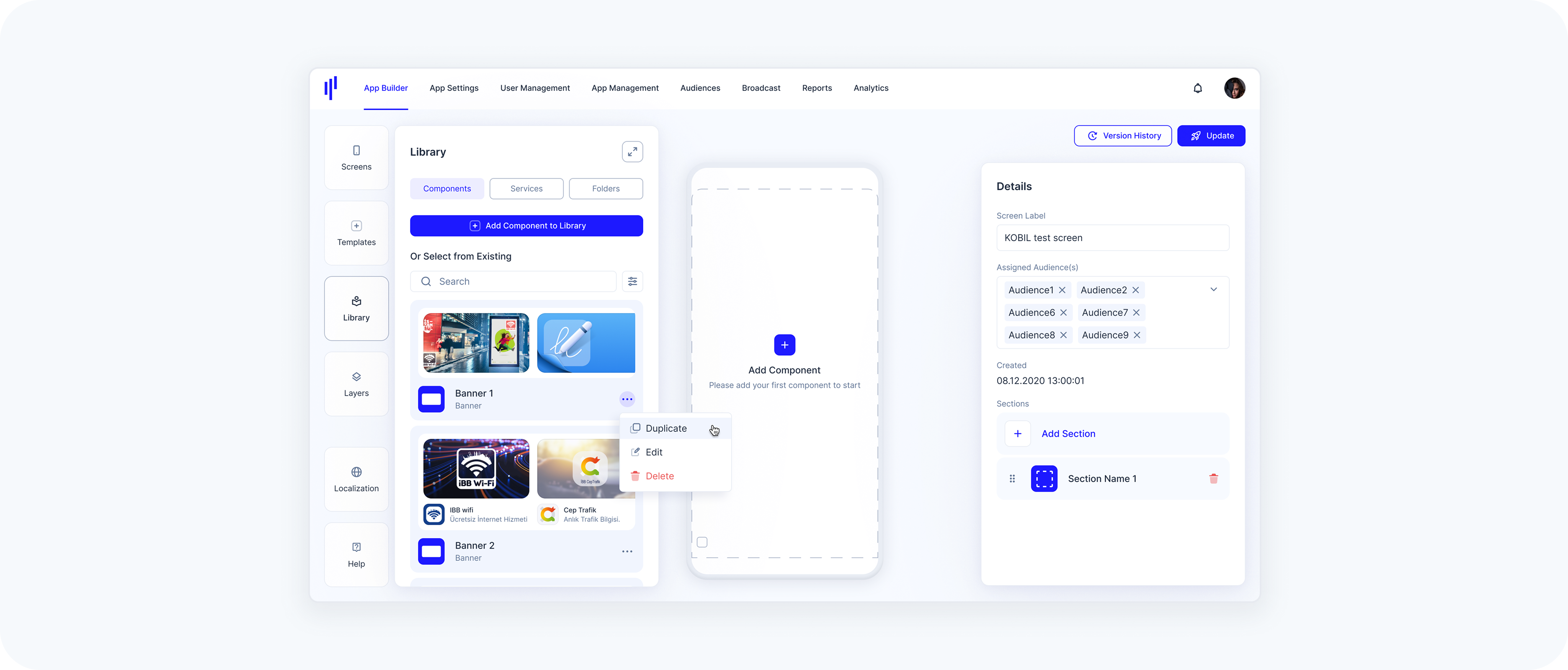 Duplicate Components